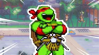 Joguei de RAPHAEL no MELHOR JOGO DAS TARTARUGAS NINJA