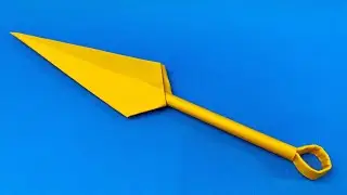Kağıttan Kunai Yapımı | How to Make a Paper Kunai (Easy)