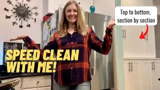 Speed Clean My Kitchen With Me! The *BEST* Method to Clean Everything