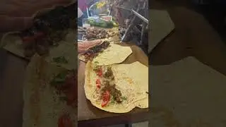 Turkish street food #recipesoftheworld #turkishfood #wrap