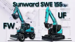 Excavatoarele Sunward SWE 155FW și SWE 155UF | Prezentare Utilaje TV