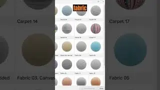 How to change default curtain material into textured material | SketchUp Enscape Tutorial 