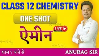 amine one shot class 12 | 12th chemistry chapter 13  in hindi | Amine hindi medium by Anurag Sir