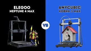 ⭐ ELEGOO NEPTUNE 4 MAX VS ANYCUBIC KOBRA 3 MAX ⭐ | COMPARISON