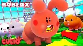 CUEIO HAMSTER FOGE DA GAIOLA | Roblox Vtuber Gameplay Em Desenho Animado