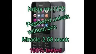 Nokia rm-1172 Password unlock 100%  work