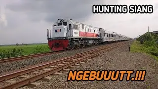 HUNTING KERETA NGEBUUT.!!! DI LOKASI EKS AMBLESAN REL PETAK LEMAH ABANG-KEDUNGGEDEH