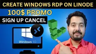 How to create rdp | sign up cancellation linode | how to create rdp on linode | linode 100$ promo