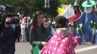 Елизавета Зюзя на детском карнавале Вести Красноярск 2019