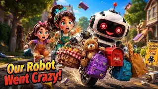 Our Robot Went Crazy! 😱 | The Invention Lab | Pixar Style Animation