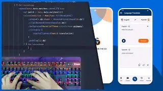 Asmr Programming - Android Translator App Coding JetpackCompose/Kotlin