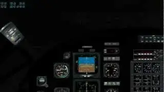 X-Plane 10 - Thunderstorm Night Landing - Pilatus PC-12
