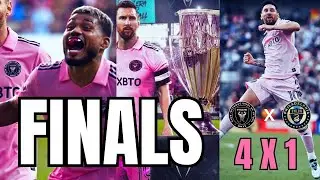 LEAGUE CUP FINALS |INTER MIAMI WINS 4X1 THE UNION WITH MESSI