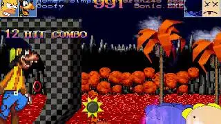 Mugen Homer Simpson and Goofy vs Arnoldfan Bag and Sonic Exe
