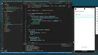 6. React Native Registration & Login Form - Input Fields