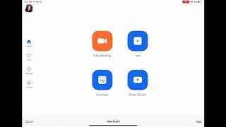 Schedule a Meeting with Invitees on Apple 🍏 Device Using Zoom App