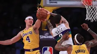 Alex Caruso with no regard for Lonzo’s health | LA Lakers vs Pelicans