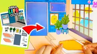 Toca Life World: Aesthetic House Design / DIY Quiet Book Toca Boca /   House Ideas Free ( part 2)