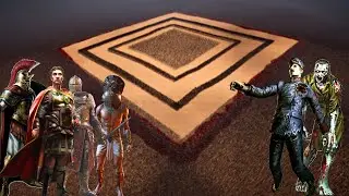 4 ELITE ARMY AGAINST 1 MILLION ZOMBIES - UEBS 2 - Ultimate Epic Battle Simulator 2