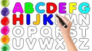abcd alphabet learning for toddler | read and write for nursery rhyme