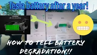 Tesla model 3 battery degradation after 1 year and 5 months 🤯