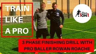 Train like a professional footballer - 3 phase shooting drill