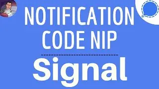 Signal NIP code notification, how to turn off notification to confirm Signal NIP code