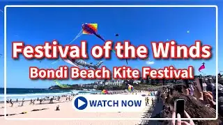 Festival of Winds - Bondi Beach Kite Festival 2025 - Australia’s largest kite-flying festival 4K