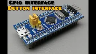 Button interface using STM32 | STM32 GPIO INPUT Configuration | STM32F Series