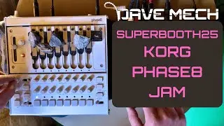 First Korg Phase8 + Digitakt II Jam // SUPERBOOTH 2025