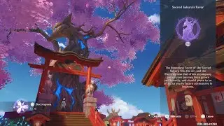 Maxing out the Sacred Sakura in Inazuma Genshin Impact
