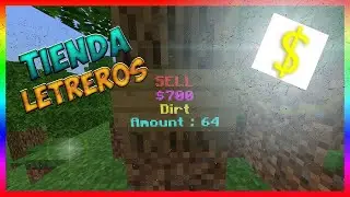 Como hacer una tienda con Letreros/Carteles en PocketMine! | Pocketmine Tutorial