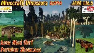 Eons Mod Ver1 Permian Showcase Eons Paleozoic Mod Portals 1.16.5 Minecraft Dinosaurs Ep546