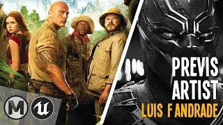 Feature Film Previs & How To Get Into the VFX Industry ft. Luis F Andrade | Tvp Podcast #2