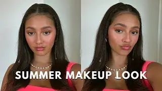 My Summer Makeup Look | Glowy Skin, Bronzy Eyeshadow, Sunkissed Makeup | Sloan Byrd