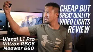 Cheap but Great Quality Video Lights for 2020 | Ulanzi L1 Pro, Viltrox RB08, Neewer 660 LED Review