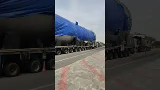 refinery project loaded heavy truck