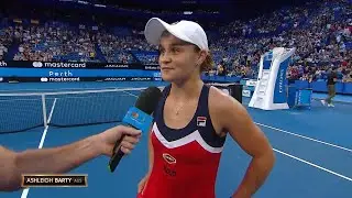 Ash Barty on-court interview (RR) | Mastercard Hopman Cup 2019