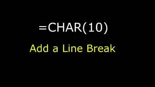 CHAR10  Add a Line Breaks EMT