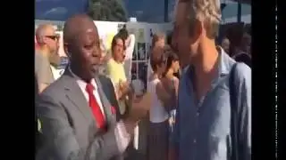 Vital Kamerhe en suissse pour la Projection du film "LE TRIBUNAL SUR LE CONGO"