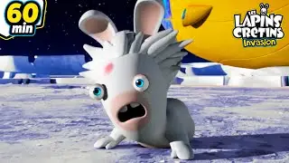 Les Lapins affrontent les Aliens ! | Les Lapins Crétins Invasion🐰 | Compilation 1H