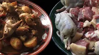 BEDANA KABOB | ПЕРЕПЁЛКА в КАЗАНЕ на КОСТРЕ