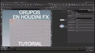Como crear Grupos en Houdini FX - Tutorial basico Español