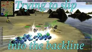 Both teams reach into tech 2, who can field tier 3 units first?... Beyond All Reason 2v2