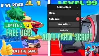 [FREE UGC] Anime Race Auto Farm Script Op 🔥