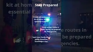 Stay prepared