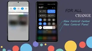 MIUI 12 New updates Control Center New control panel Enable miui12 hidden features