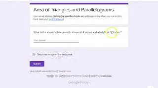 Exponents in Google Forms