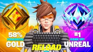 Gold to Unreal Solo SPEEDRUN.. (Fortnite Reload)