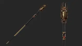 Cursed Staff 3d model
